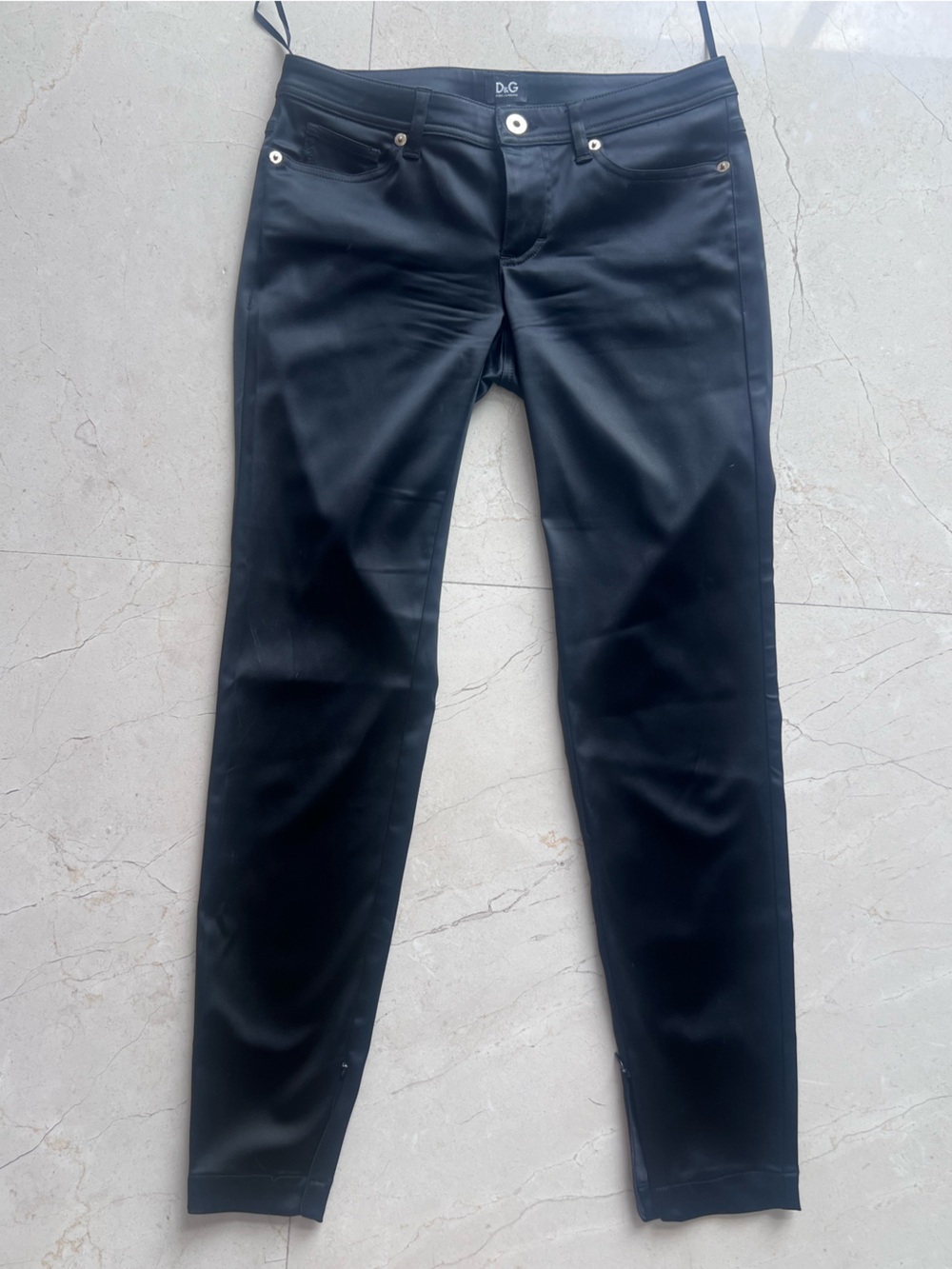 Dolce & Gabbana woman’s Black satin like pants
